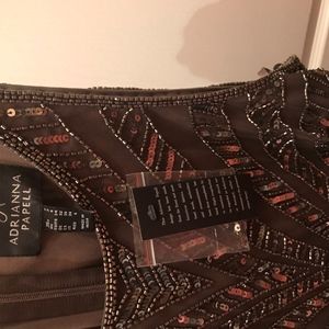 Adrianna Papell short  beaded dress